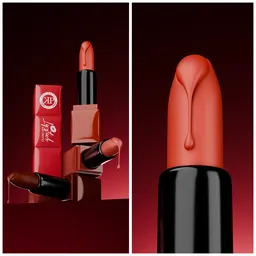 Teddy lipstick liquid dripping