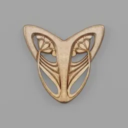 Jugendstil Cloak Buckle