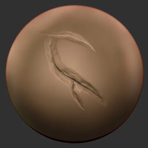 ER_Stylized Rock Leaf Crack