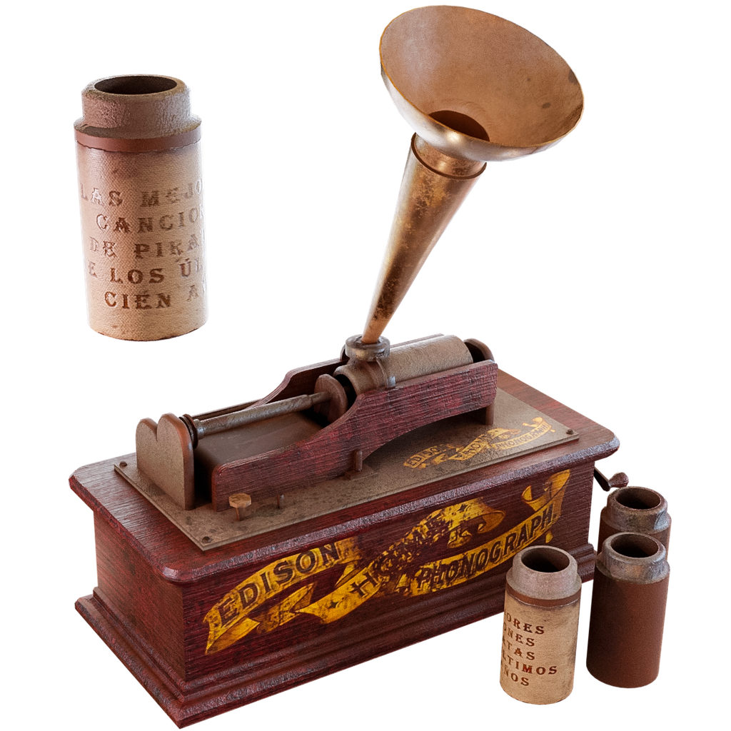 Blenderkit download the free phonograph model