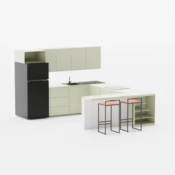 Modern Kitchen Corner