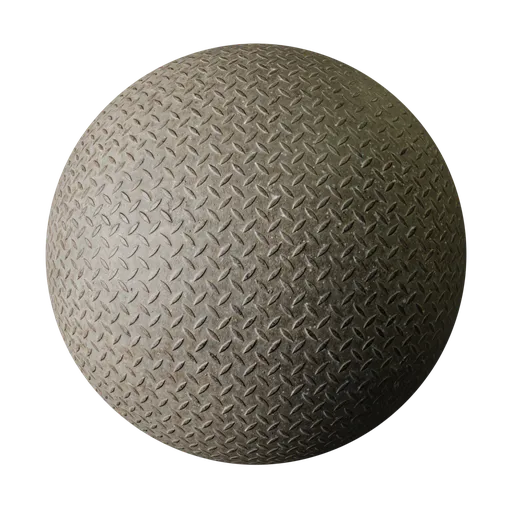 Diamond plate metal