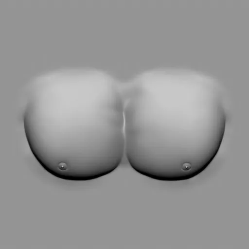 3D Blender sculpting brush shape for male muscle modeling, ER_Muscle brush 10, detailing men's body surface in 3D models.