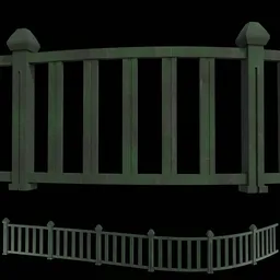 Shapeable Wood Fence