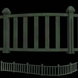 Shapeable Wood Fence