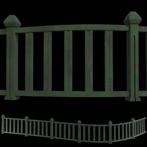Shapeable Wood Fence