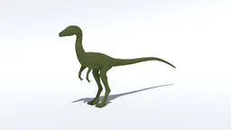 Low Poly Compsognathus