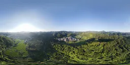 Sunset in the afternoon