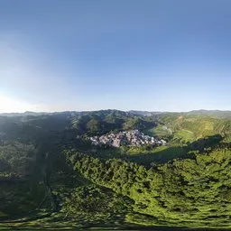 Sunset in the afternoon