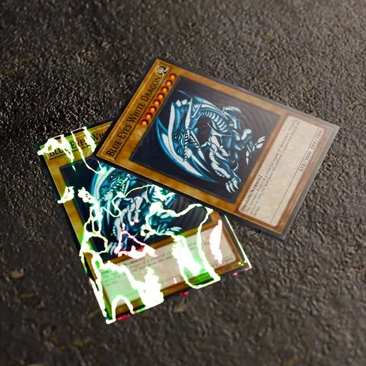 Holographic Blue Eyes Trading Card