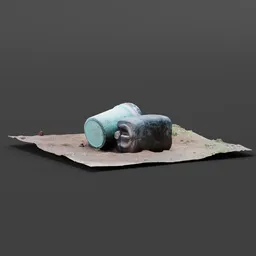 Plastic Container Bucket - 3D Scan