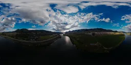 Dramatic Clouds over Landscape