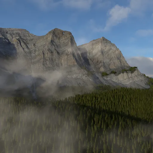 Large Mountain Range
