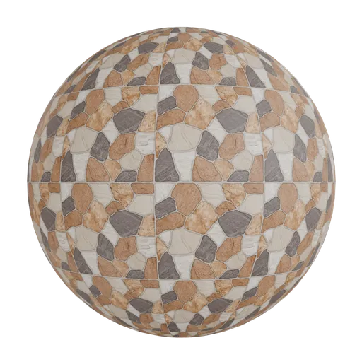 Rustic ceramic floor tile