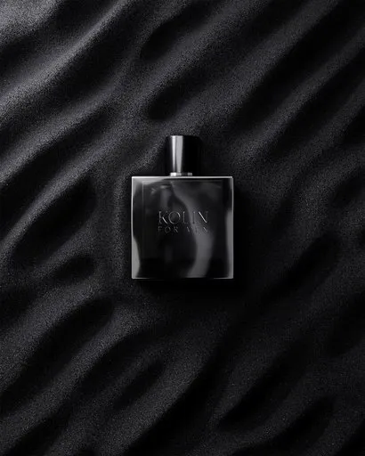 Noir Essence Perfume Bottle Mockup