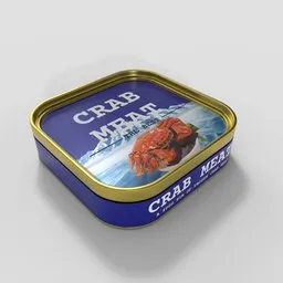 Crab Meat Tin Can