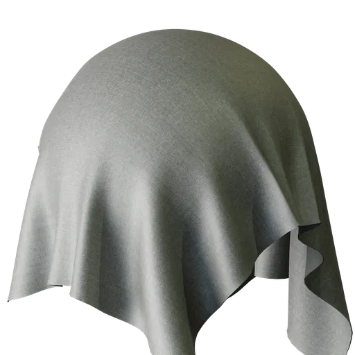 Plain Grey Velvet