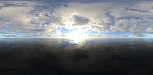 Sunset yellow light  cloud 16k