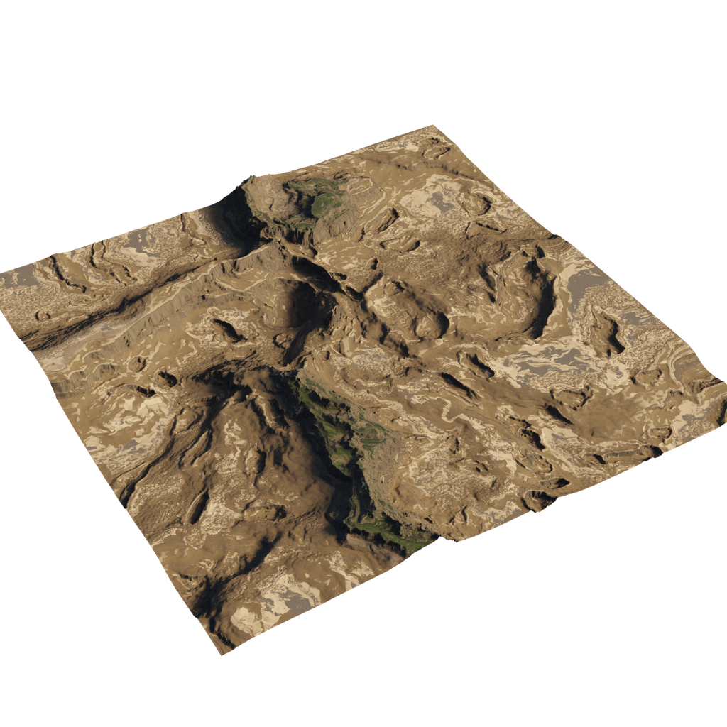 Terrain Riff Desert | FREE Terrains models | BlenderKit