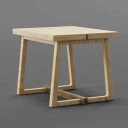 Simple Wooden Stool