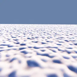 Detailed render of a vast, textured cloud surface suitable for Blender 3D weather simulations.