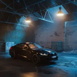 The cinematic scene car