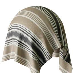 Stripe Natural Jacquard