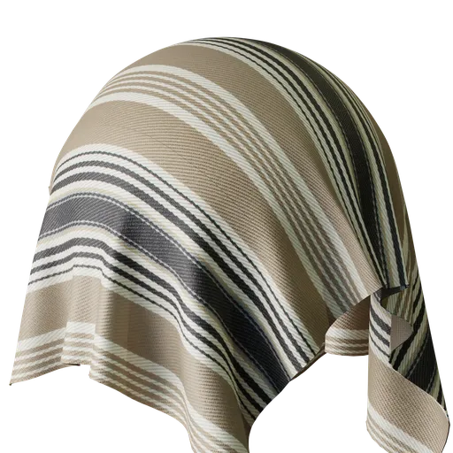 Stripe Natural Jacquard