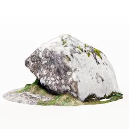 "Explore the stunning 3D render of a granite rock from Dartmoor, Devon, created using Blender 3D and based on the photogrammetry scan. Featuring intricate moss growth and nestled in a snowy landscape, this model is perfect for landscape design and architectural visualization projects. Get ultra-realistic results with this Bedsywr Williams-inspired asset."