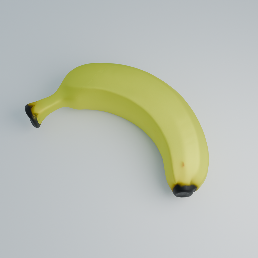 Banana | FREE Fruit & Vegetables models | BlenderKit