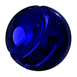 Polished Blue Anodized Metal
