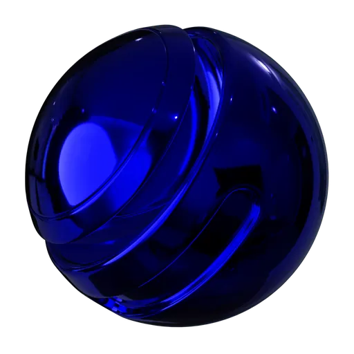 Polished Blue Anodized Metal