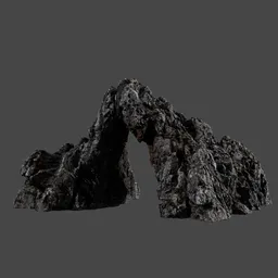 Rugged Rock Arch Formation