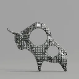 Bull sculpture
