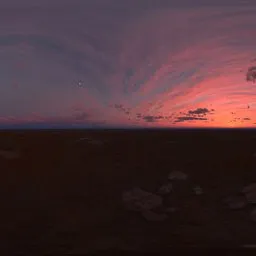 Red Sky at Night Cirrostratus Skydome