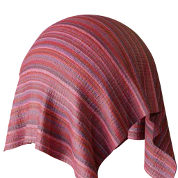 Stripe Pink Chenille