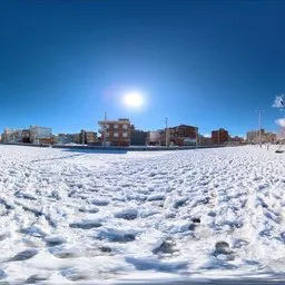 Snowy Skate Park Morning