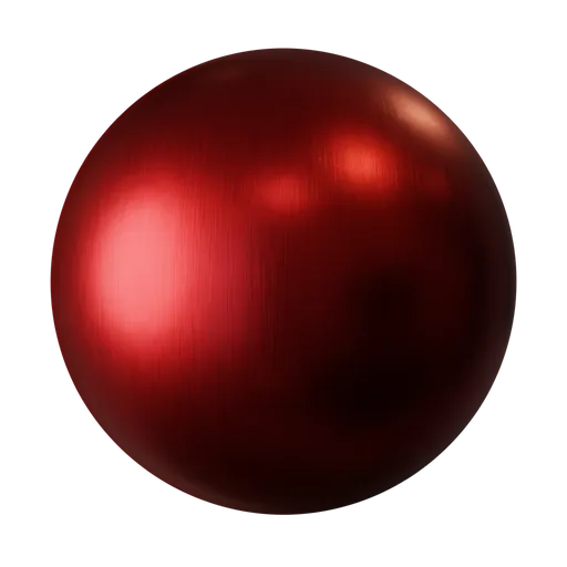 Red brushed