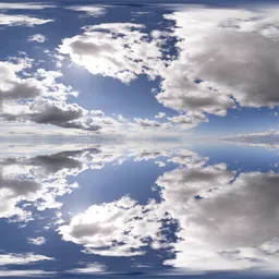 Infinite Real Sky - White Clouds Day