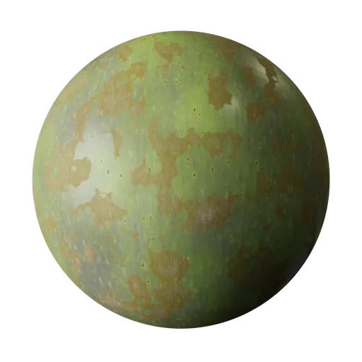 Old Green Apple Skin