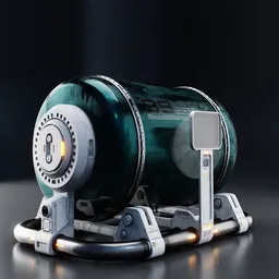 Sci-Fi Embryo Chamber & Isolation Pods