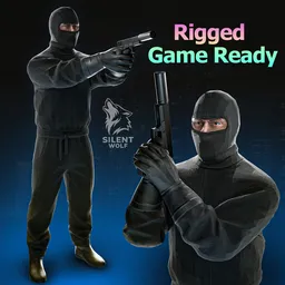 Special Agent-Rigged-Animated