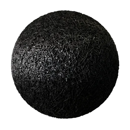 Chaotic Metal Screws Surface