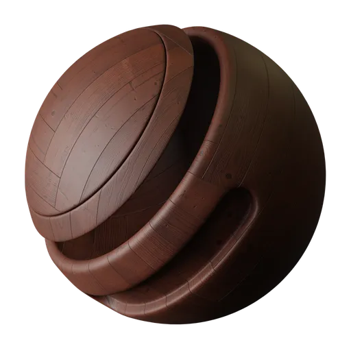Dark Brown Wood Planks