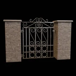 Metal Garden Gate