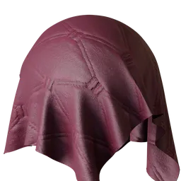 Geometric Pink Velvet