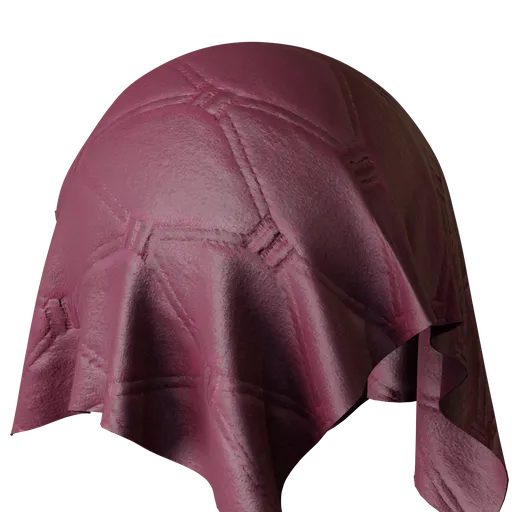 Geometric Pink Velvet