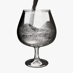 Carbonated Water Liquid Soda Fizz and Bubbles