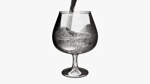 Carbonated Water Liquid Soda Fizz and Bubbles