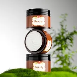 Beauty Cream Bottle container